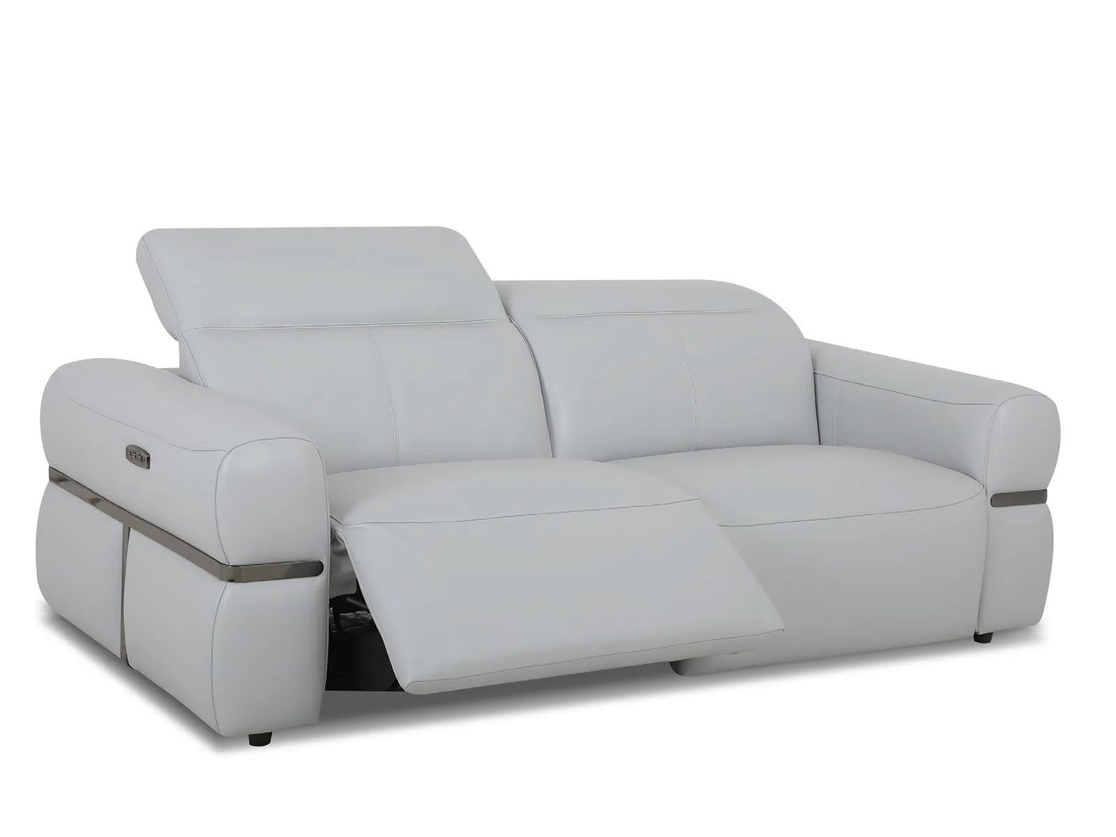 Large Power Recliner Sofa - Leather